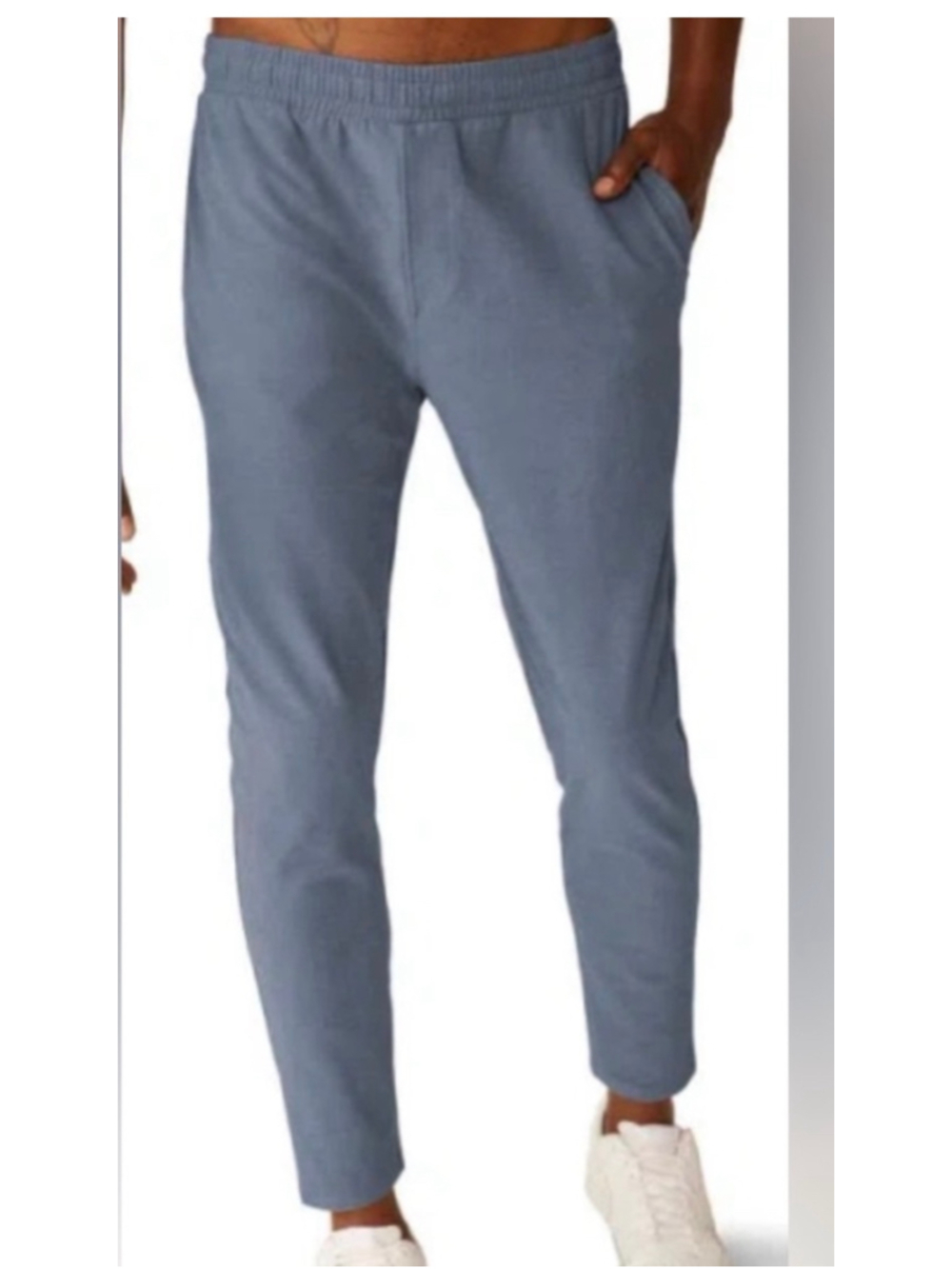 Beyond Yoga Men's Spacedye Take It Easy Pants Shadow Blue, Medium